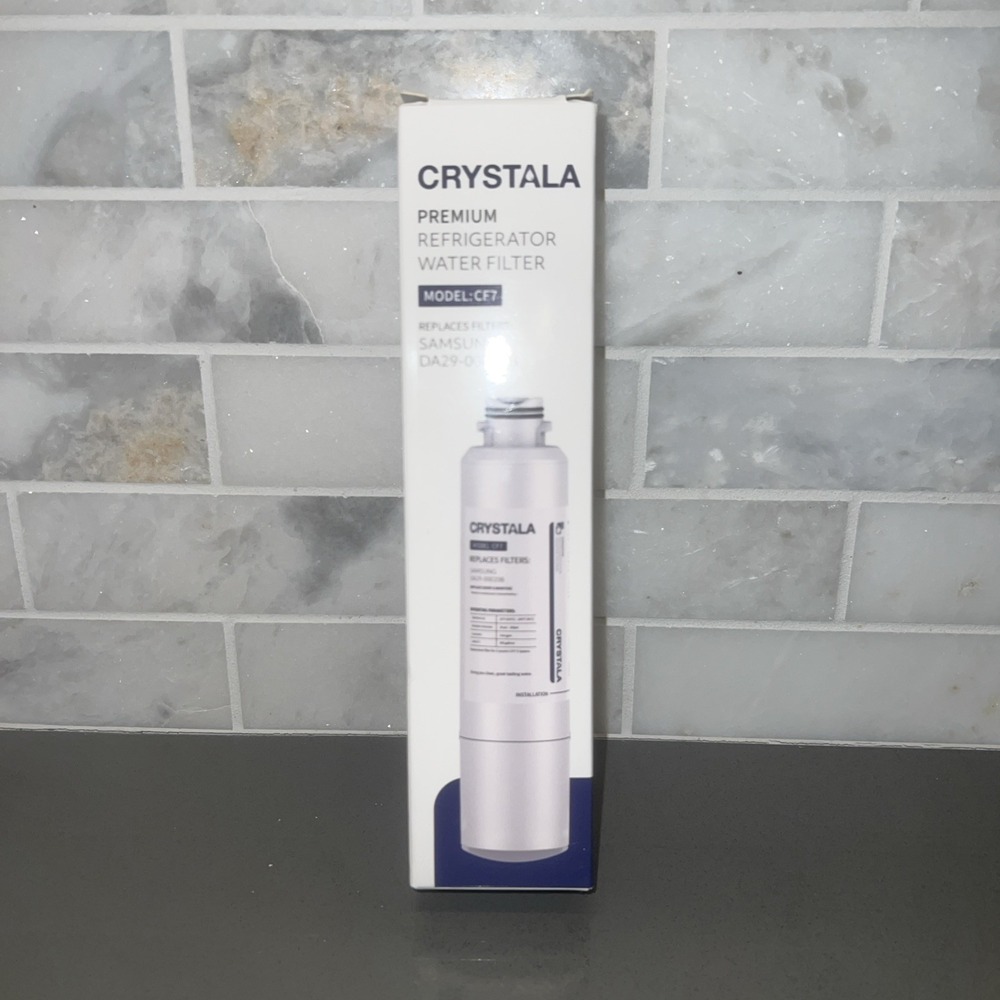Crystala CF7 Refrigerator Filter New, Sealed. Replaces Samsung DA29-00020B